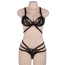Комплект Star Night Strappy Lace Set, чорний: бюстгальтер + трусики-стрінги - Фото №6