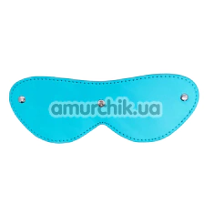 Маска на глаза DS Fetish Blindfold, бирюзовая - Фото №1