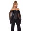 Корсет Star Night Off Shoulder Long Sleeves Corset, черный - Фото №5