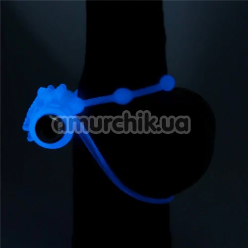 Виброкольцо для члена Lumino Play Vibrating Penis Ring LV343216, светящееся в темноте