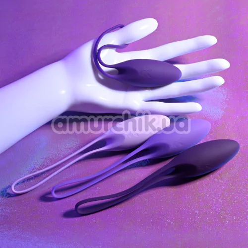 Набір вагінальних кульок Evolved Playboy Pleasure Put In Work, фіолетовий