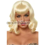 Парик Leg Avenue Retro Bang Curly Bob Wig, белый - Фото №1