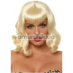 Парик Leg Avenue Retro Bang Curly Bob Wig, белый - Фото №1