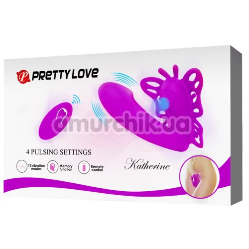 Вібратор кліторальний і точки G Pretty Love Katherine, фіолетовий