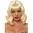 Перука Leg Avenue Retro Bang Curly Bob Wig, біла - Фото №1