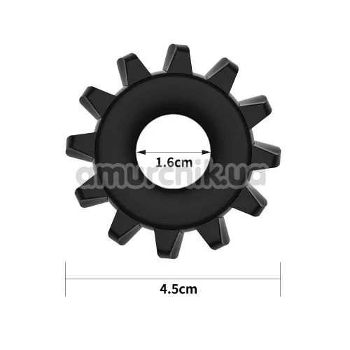 Ерекційне кільце Power Plus Cock Ring Series LV1432, чорне