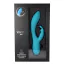 Вибратор с пульсацией Virgite Vibes Rabbit And Vibrator With Tapping V9, голубой - Фото №6