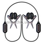 Зажимы для сосков с вибрацией Tingon N1 Vibrating Nipple Clamps, черные - Фото №1