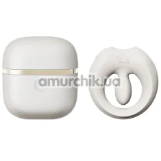 Виброкольцо для члена Zalo Apis, белое - Фото №1