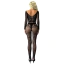 Комбінезон Star Night Forest Net Bodystocking, чорний - Фото №6