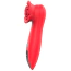 Клиторальный вибратор Loviss Tona Rose Vibrator, красный - Фото №4