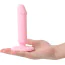 Анальная пробка Silicone Dildo Anal Plug Small, розовая - Фото №6
