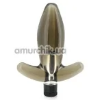 Анальная пробка с вибрацией Butt Ez Plug, черная - Фото №1