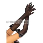 Рукавички Leg Avenue Opera Length Bow Top Gloves, чорні - Фото №1