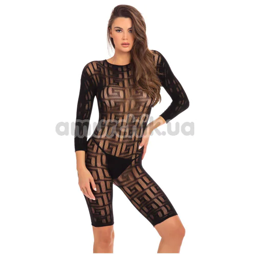 Комбинезон Exotic Geometry Bodystocking, черный - Фото №1 Комбинезон Exotic Geometry Bodystocking, черный - Фото №1