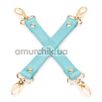 Ремешки для фиксаторов Liebe Seele Siren's Cove Lamb Leather Hogtie With Velvet Lining, голубые - Фото №1