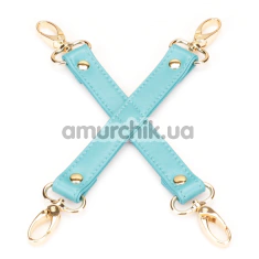Ремешки для фиксаторов Liebe Seele Siren's Cove Lamb Leather Hogtie With Velvet Lining, голубые - Фото №1