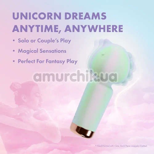 Кліторальний вібратор Play With Me Unicorn Dreams, райдужний