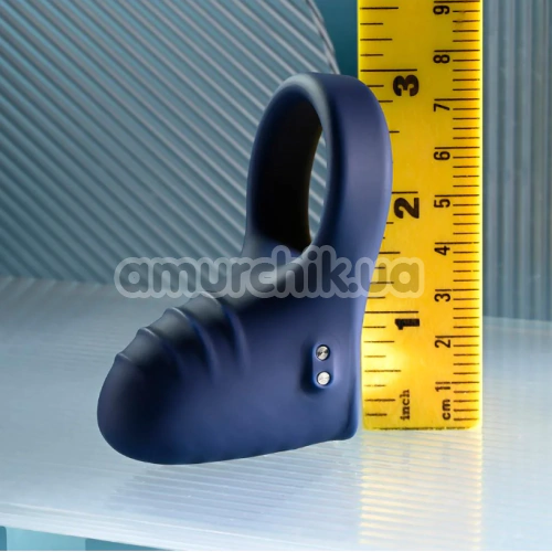 Віброкільце для члена Playboy Pleasure Point, синє