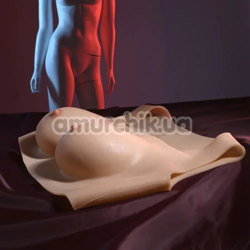 Накладні груди Gender X Undergarments Plate С-Cup, тілесні