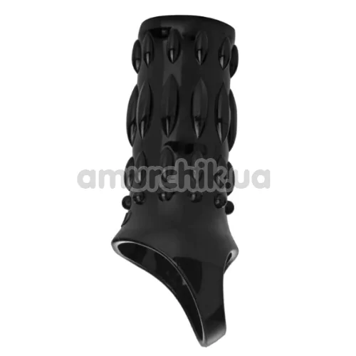 Насадка на пеніс Size Matters Sheath Sensations Enhancer Sex Sleeve, чорна