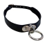 Ошейник DS Fetish Collar With Ring & Without Line, черный - Фото №3