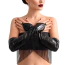 Перчатки виниловые Art of Sex Lerona Lacquered, черные - Фото №2