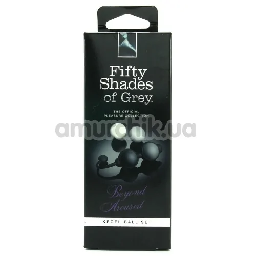 Вагінальні кульки Fifty Shades of Grey Beyond Aroused, чорні