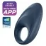 Виброкольцо Satisfyer Mighty One Ring Vibrator, синее - Фото №2