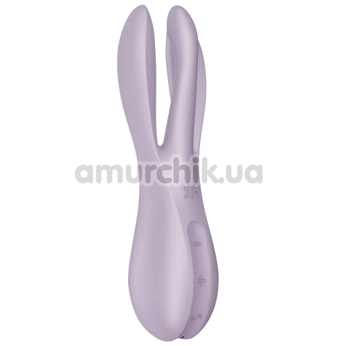 Кліторальний вібратор Satisfyer Threesome 2, фіолетовий