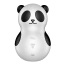 Симулятор орального секса для женщин с вибрацией Satisfyer Pocket Panda, черно-белый - Фото №2