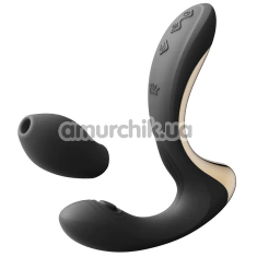 Вибратор для клитора и точки G с подогревом и пульсацией Zalo Talis G-Spot PulseWave Vibrator, черный - Фото №1