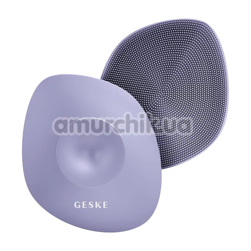 Щетка для тела Geske Body Brush 4 in 1 Suction Mount, фиолетовая