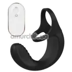 Виброкольцо для члена Rings Of Love Remote Couple Teaser, черное - Фото №1