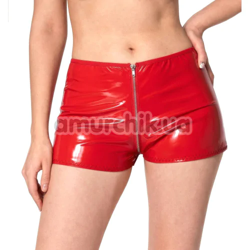 Шорти вінілові Art of Sex Jarina Lacquered, червоні - Фото №1