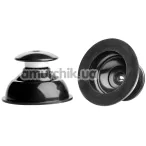 Вакуумные стимуляторы для сосков Master Series Plungers Extreme-Suction Nipple Suckers, черные - Фото №1