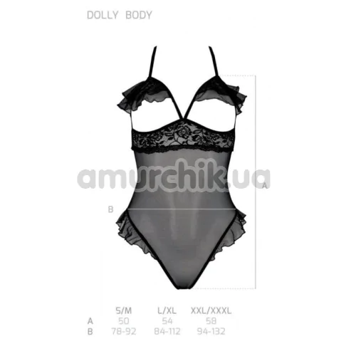 Боди Passion Free Your Senses Dolly, черное