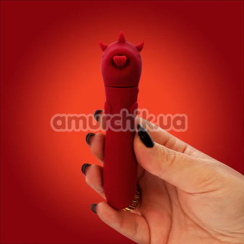 Кліторальний вібратор Unihorn Usb Blaze Diablo, бордовий