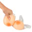 Накладная грудь с бюстгальтером Cottelli Collection Accessoires Strap-On Silicone Breasts, телесная - Фото №4