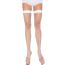 Панчохи Leg Avenue Fishnet Thigh Highs, білі - Фото №1