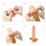 Насадка на пенис с вибрацией Revolutionary Silicone Nature Extender LV414101, телесная - Фото №4