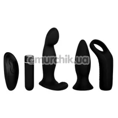 Набір з 4 секс-іграшок для чоловіків Lot Of Love Dusky Pleasure Set, чорний - Фото №1