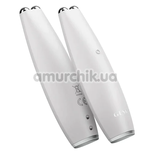 Микротоковая ручка для подтяжки кожи лица Geske MicroCurrent Face-Lift Pen 6 in 1, белая