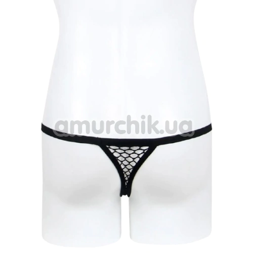 Трусы-стринги мужские Star Night Net G-String, черные