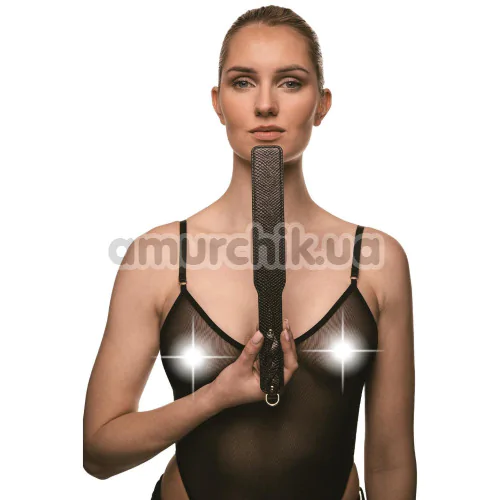 Шлепалка Guilty Pleasure Phantom Braided Paddle, черная