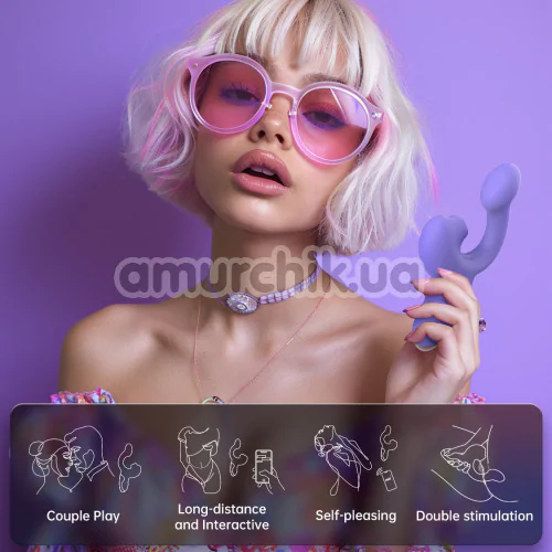 Вібратор Magic Motion Magic Ponder, фіолетовий
