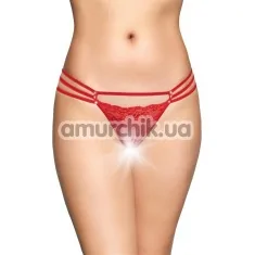 Трусики-стринги женские Tongs 2493, красные - Фото №1