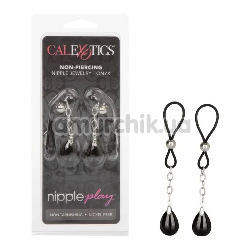 Зажимы для сосков Nipple Play Non-Piercing Nipple Jewelry Onyx