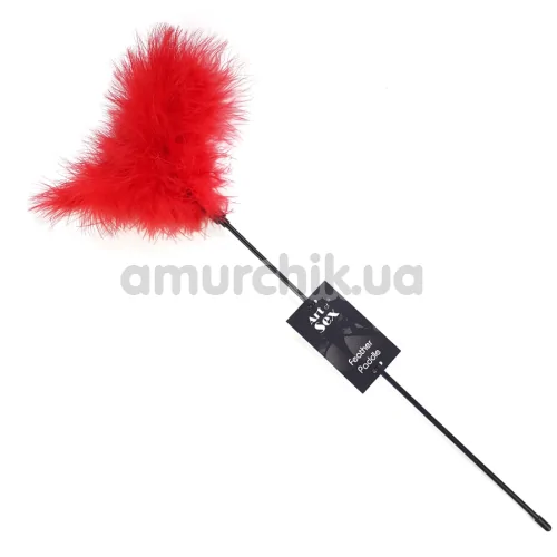 Перышко для ласк Art of Sex Feather Paddle перо индюка, красное