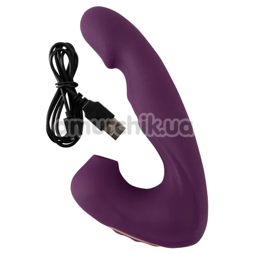 Вібратор з пульсацією Javida 4 Function Vibrator, фіолетовий